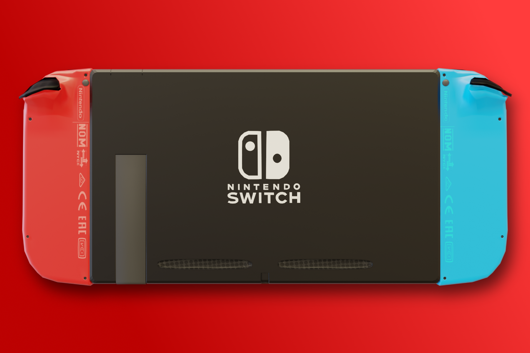 Nintendo Switch Model (Rigged and animatable!) preview image 2